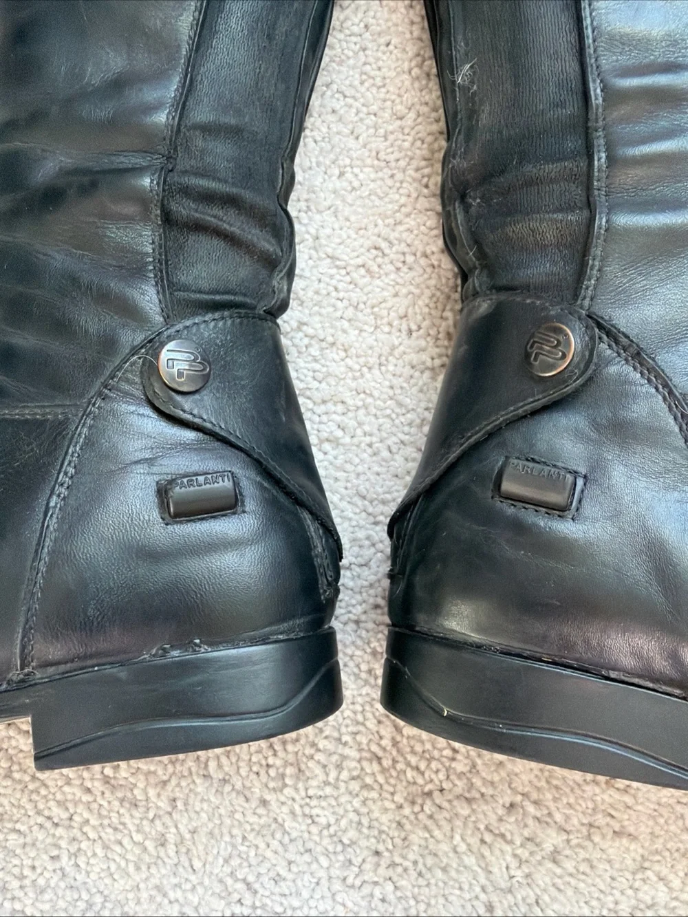 Parlanti Denver Womens Black Tall Boots Size 35 M H Great Condition $1190